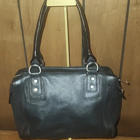 Leather Fossil Satchel - Picture 5 of 8